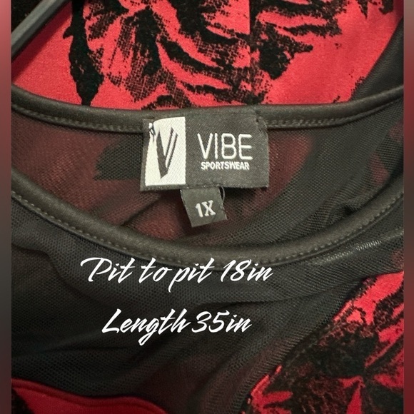 Vibe Sportswear dress. Size 1X - Picture 3 of 3